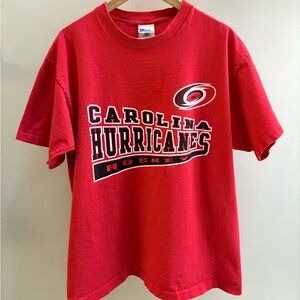 Carolina Hurricanes VTG 90s red Pro Player NHL t-shirt XL Made in USA